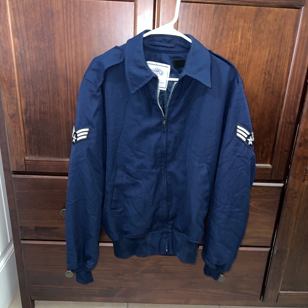 US AIR FORCE  Men’s 40L USAF Jacket Lightweight Service Dress‎ Blue